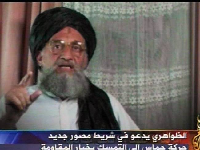 Ayman al-Zawhari, líder de Al-Qaeda dado de baja en Afganistán.          Foto: Getty 
