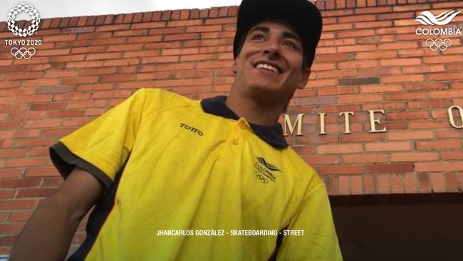 El colombiano Jhancarlos González clasifica a los JJ.OO. en Skateboarding