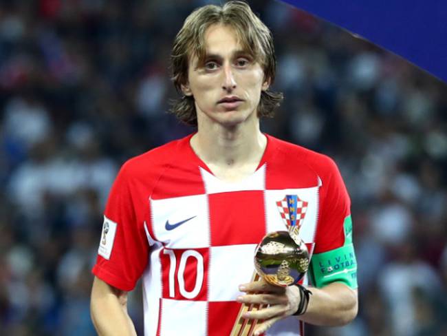 Luka Modric se quedó con el balón de oro del Mundial
