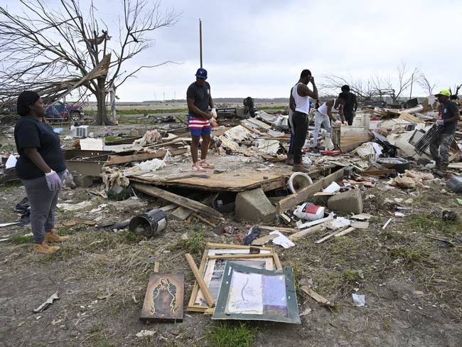 Tornados devastadores tornados en Estados Unidos. Foto: Peter Zay/Agencia Anadolu a través de Getty Images.
