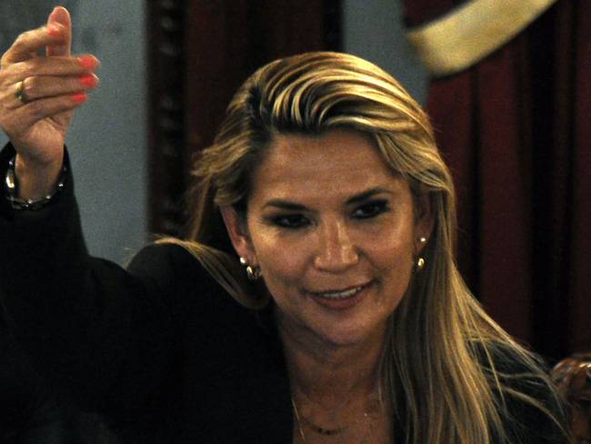 Jeanine Añez, presidenta interina de Bolivia