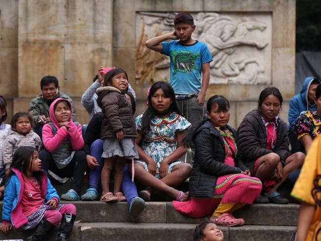 Guardia indígena no está permitiendo atención de niños en refugio en Bogotá