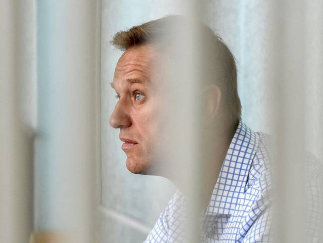 Alexei Navalni en la colonia penitenciaria