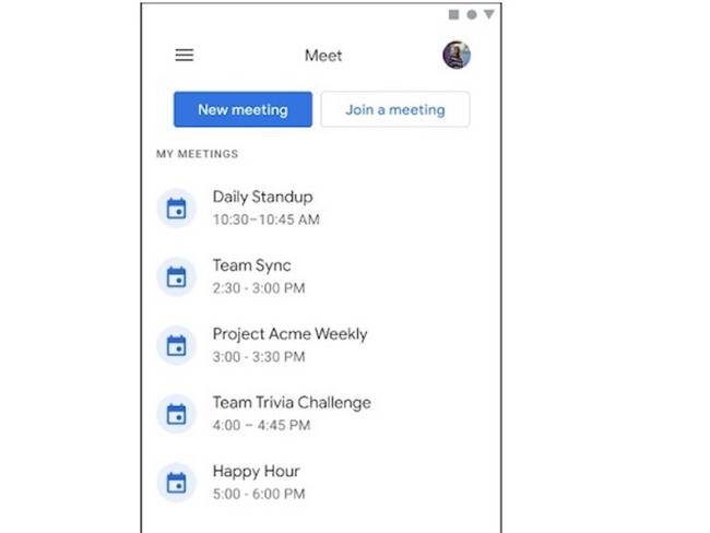 Google Meet se integran en Gmail para Android 