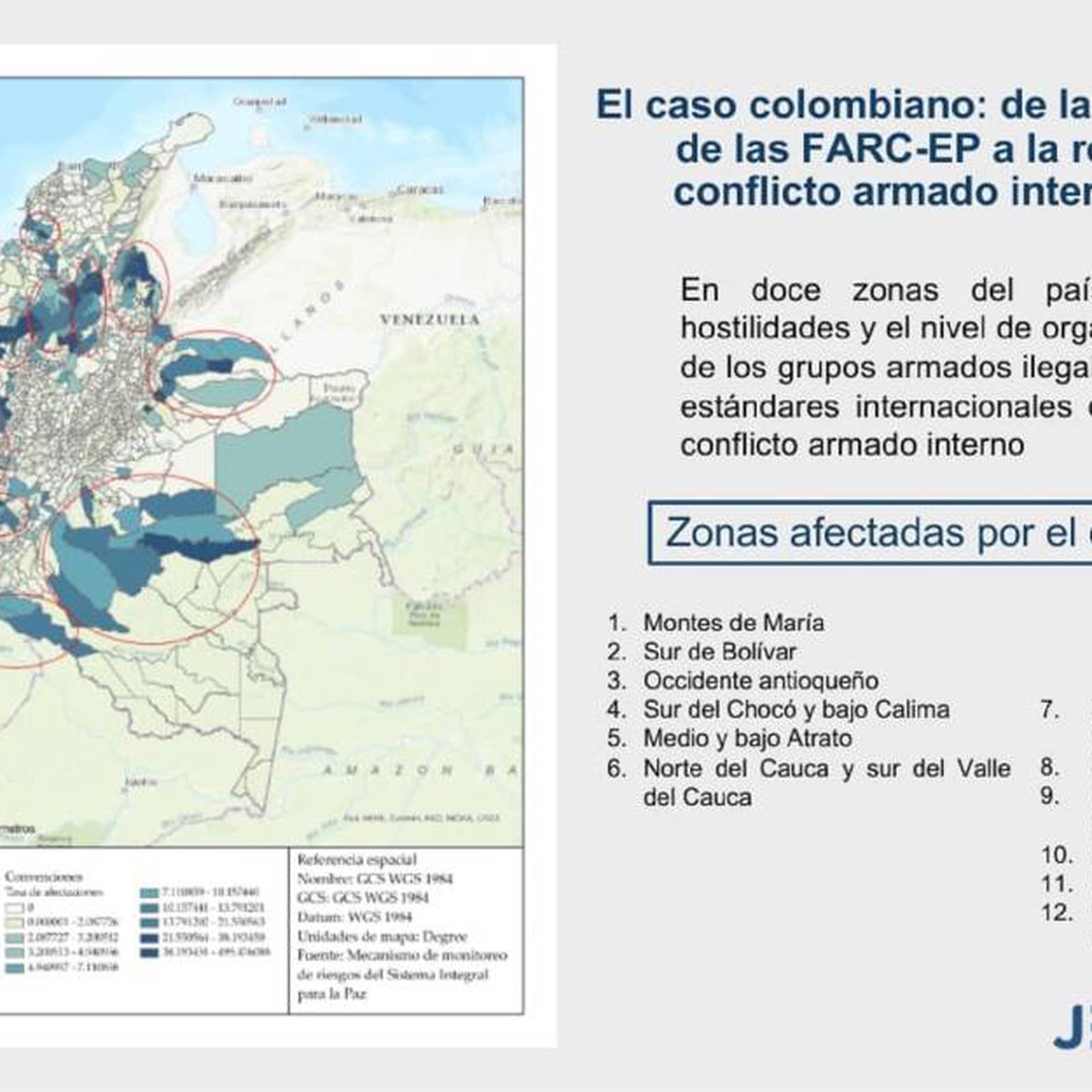Conflicto armado Identificadas 12 zonas críticas en conflicto armado en  Colombia : Identificadas 12 zonas críticas en conflicto armado en Colombia