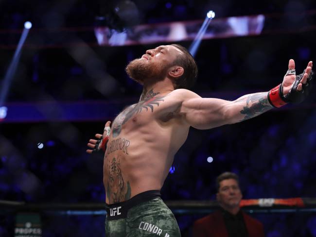Conor McGregor volvió con un nocáut en 40 segundos a la UFC
