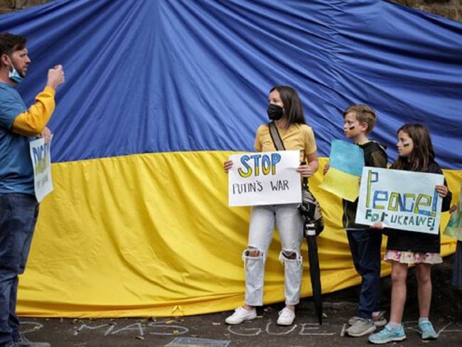 El drama de los niños en Ucrania tras un mes de la invasión rusa