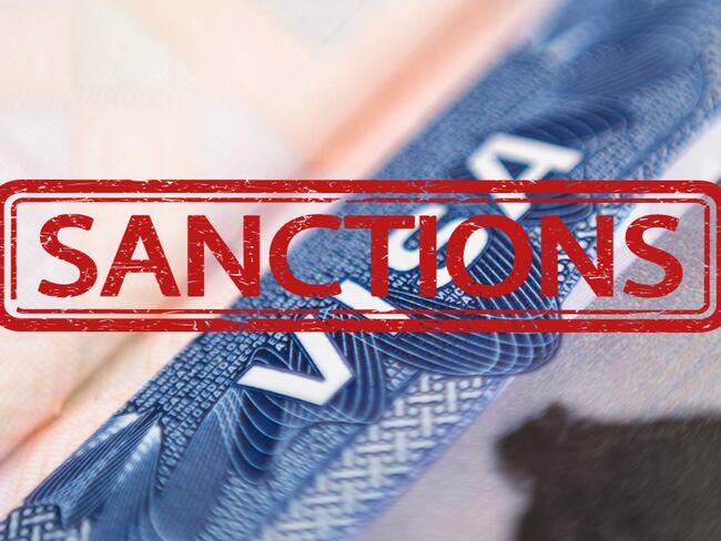 Visa sancionada de los Estados Unidos (Getty Images)
