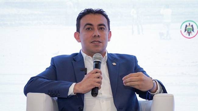 Alexander Vega, Registrador Nacional del Estado Civil, durante el Festival de las Ideas 2023