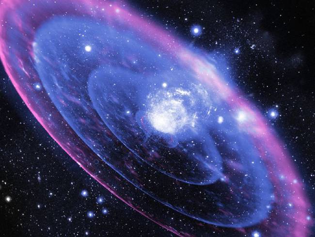 Un equipo internacional de astrónomos ha observado por primera vez una explosión de supernova.  