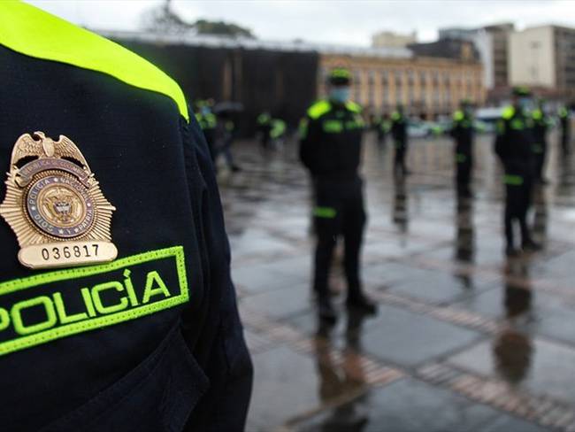 La Policía Nacional dio lectura del fallo disciplinario que se adelantaba contra la patrullera Andrea Cortés Guarín. Foto: Colprensa