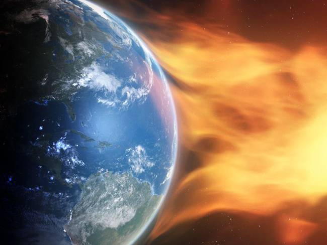 Tormentas solares golpean a la Tierra cada 25 años