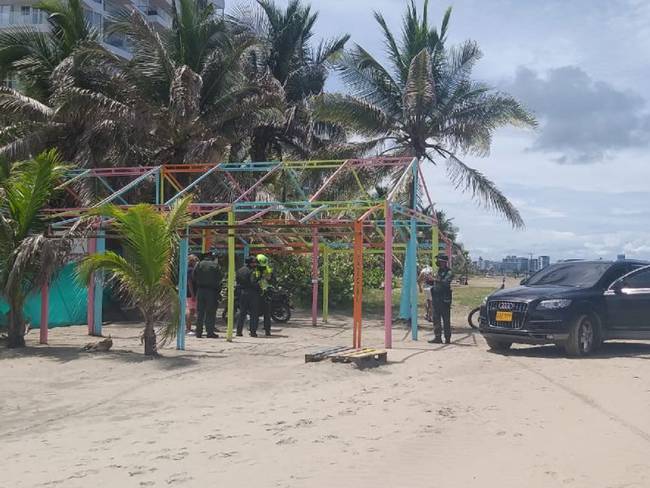 Construcción en zona de playa continúa en Cartagena pese a no tener permiso