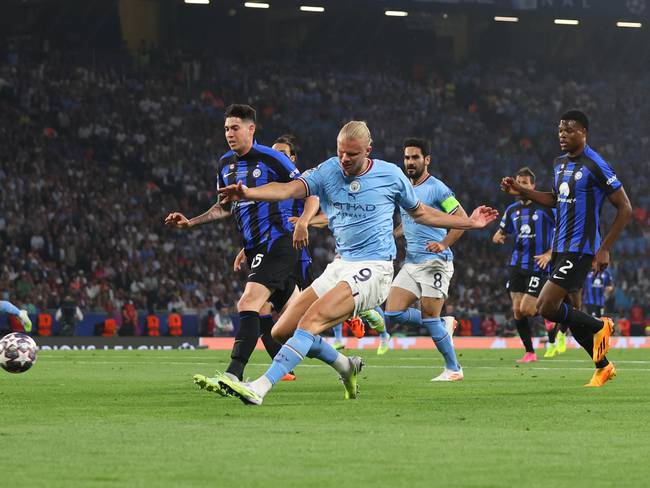 Manchester City e Inter disputan la final de la Champions League. (Photo by Marc Atkins/Getty Images)