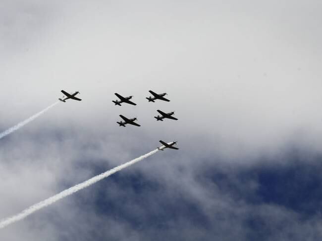 Imagen de referencia de aviones de la Fuerza Aérea. Foto: Juan Ángel