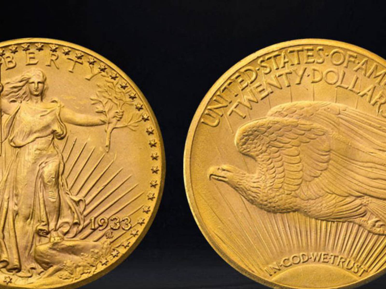 Subastan una moneda 'Águila Doble' de 20 dólares por casi 20 millones