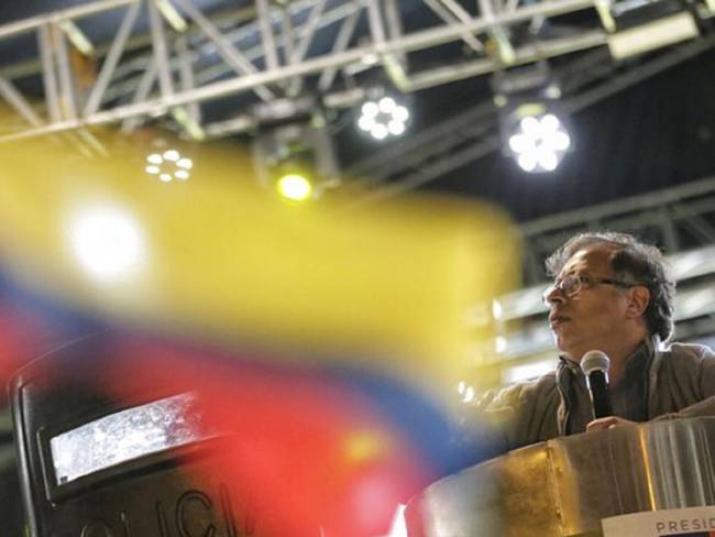 ARCHIVO/ Referencia de Gustavo Petro durante el cierre de su campaña. Foto: Colprensa