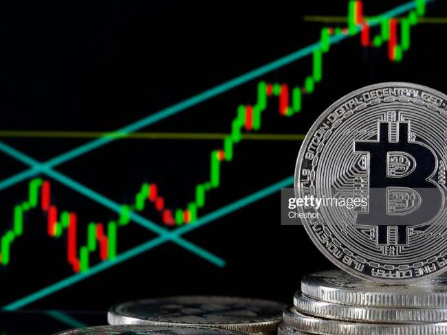 Bitcoin mercado alcista. Foto: Getty Images Europe. 