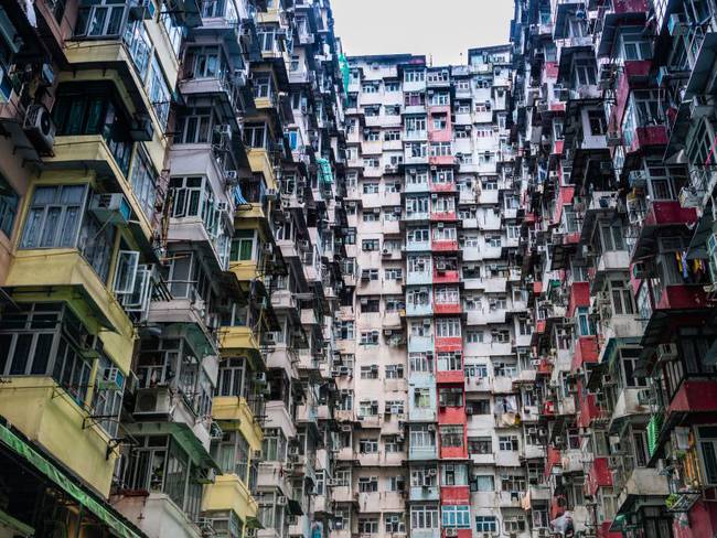 Edificios Quarry Bay, Hong Kong. 