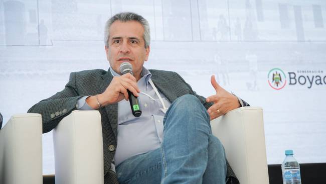 Luis Fernando Velasco, ministro del Interior, en el segundo día del Festival de las Ideas 2023