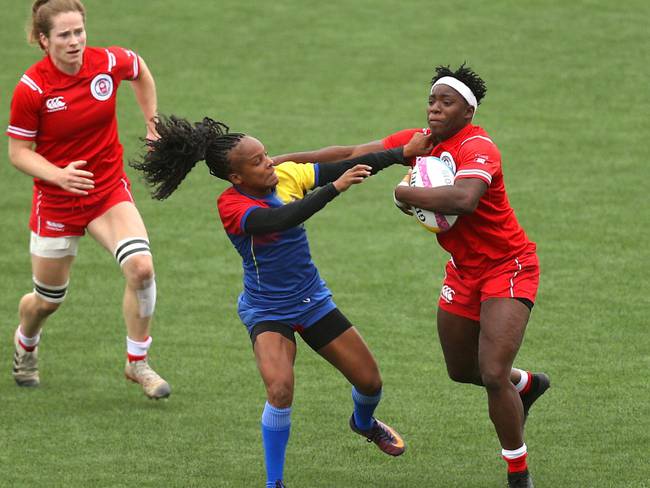 Colombia logró histórica medalla en el rugby siete femenino