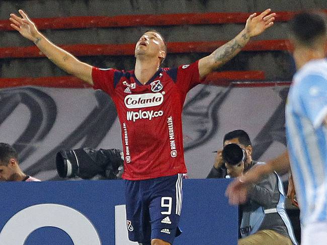 Luciano Pons comandó la clasificación del Independiente Medellín en Libertadores. (Photo by Freddy BUILES / AFP) (Photo by FREDDY BUILES/AFP via Getty Images)