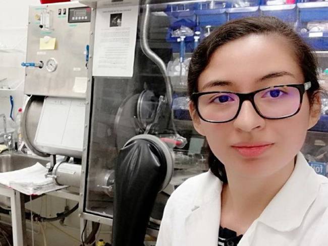 Una joven científica del Quindío con las baterías cargadas de investigación