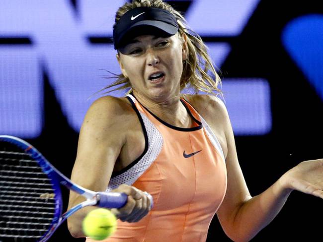María Sharapova anunció mediante una rueda de prensa que había dado positivo a un control antidoping