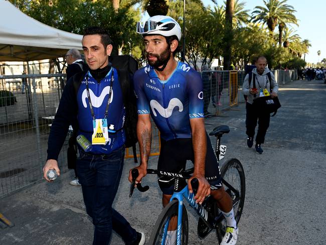 Fernando Gaviria, pedalista del Movistar Team. (Photo by Tim de Waele/Getty Images)