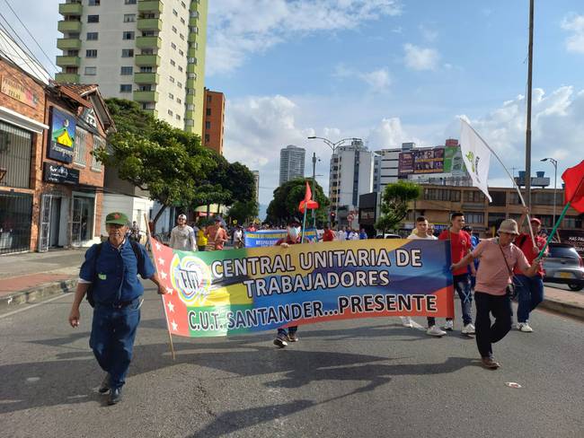 Este miércoles hay marcha en Bucaramanga