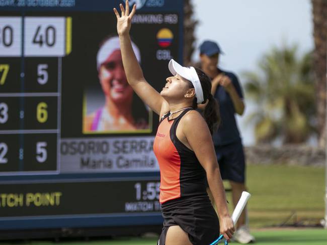 María Camila Osorio alcanzó los cuartos de final de un torneo WTA por quinta oportunidad en su carrera.