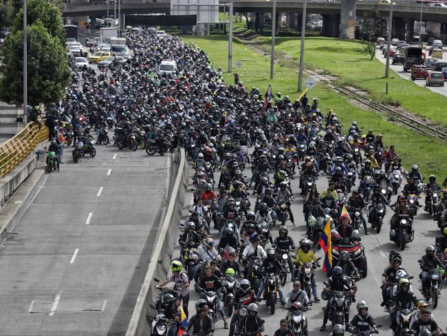 Motociclistas anunciaron nueva movilización (Colprensa)