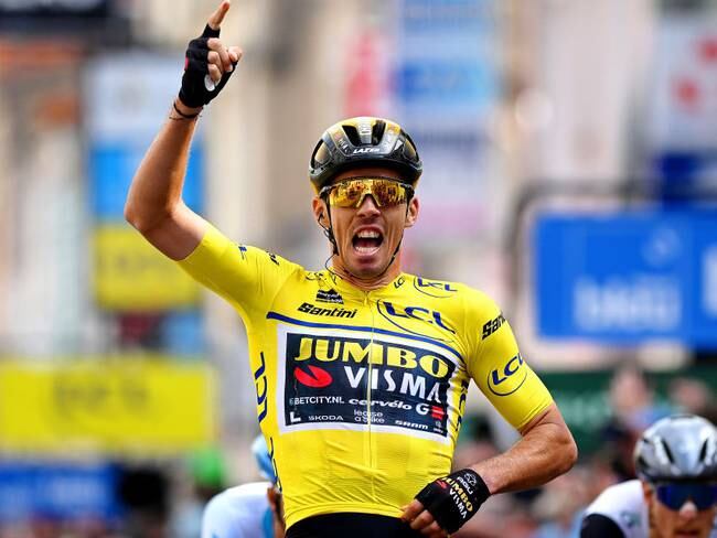 Christophe Laporte del Jumbo Visma, gana la tercera etapa del Criterium del Dauphine 2023 (Photo by Dario Belingheri/Getty Images)