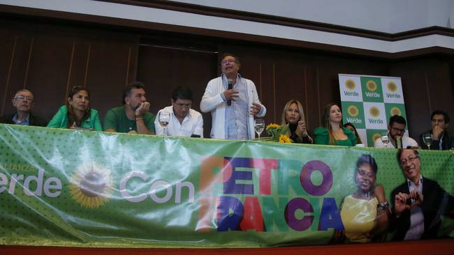 Partido Verde apoya a Gustavo Petro