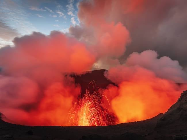 Confirman que un volcán del fin del mundo contiene un lago de lava. Foto referencia: Getty Images