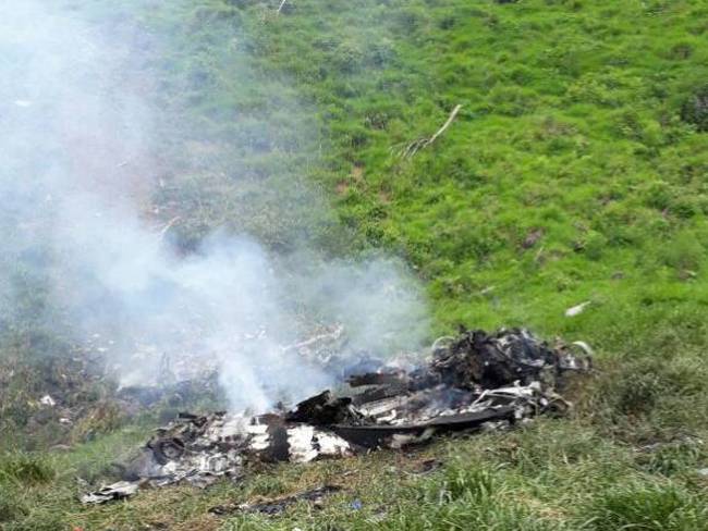 Accidente de helicóptero en Antioquia sería por mal clima, según Ejército