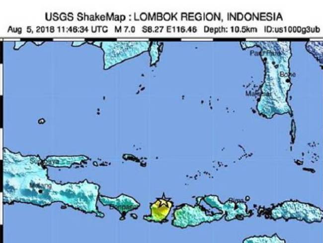 Al menos 19 muertos y decenas de heridos por sismo en Indonesia