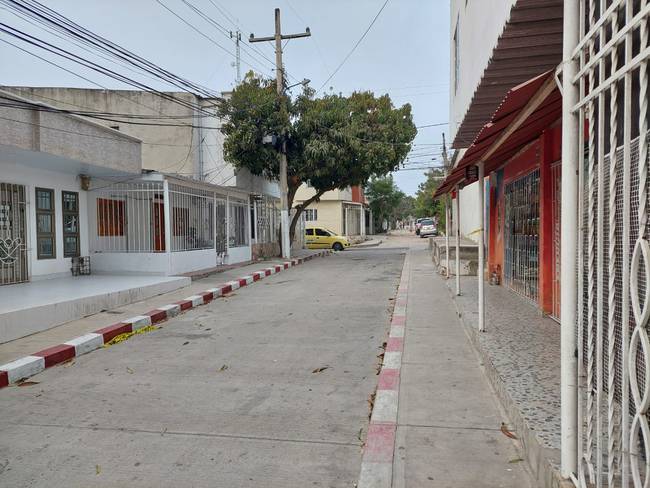 Sector donde ocurrieron los hechos en el barrio Los Almendros en Soledad./ Foto: Caracol Radio