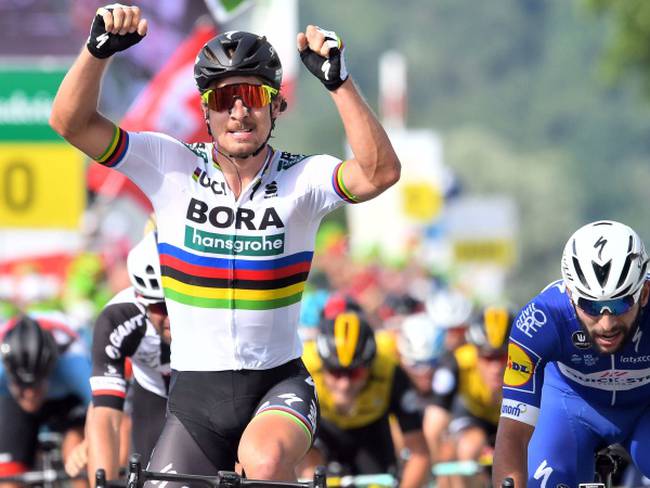 Fernando Gaviria culminó segundo en la etapa 2 de la Vuelta a Suiza