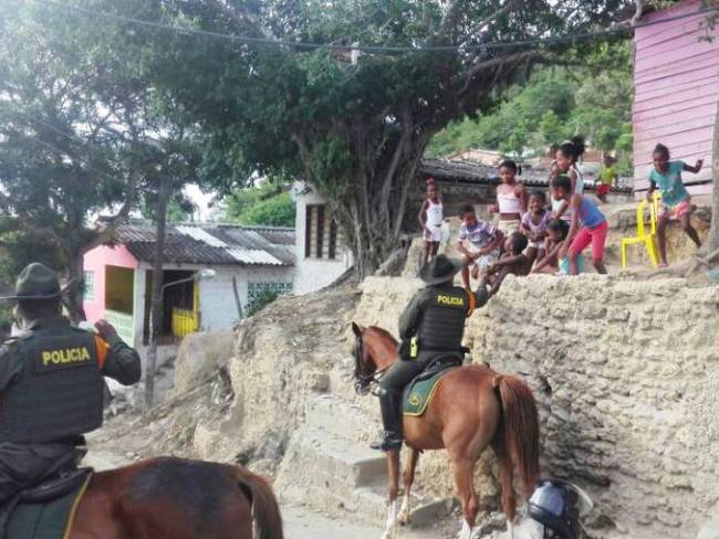 Policía de Carabineros de Cartagena reforzó la seguridad de las faldas del cerro de La Popa