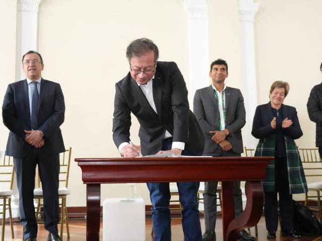 Presidente Gustavo Petro en la Radicación de la Reforma Pensional