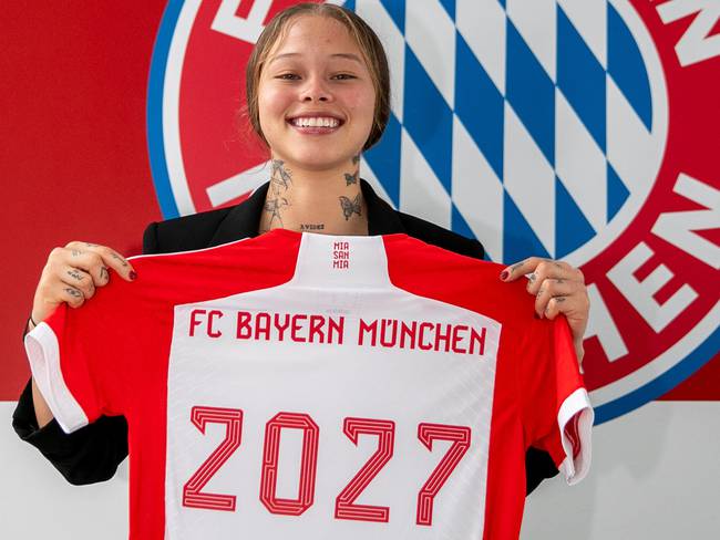 Ana María Guzmán, nueva jugadora del Bayern Múnich / Foto: Bayern Múnich