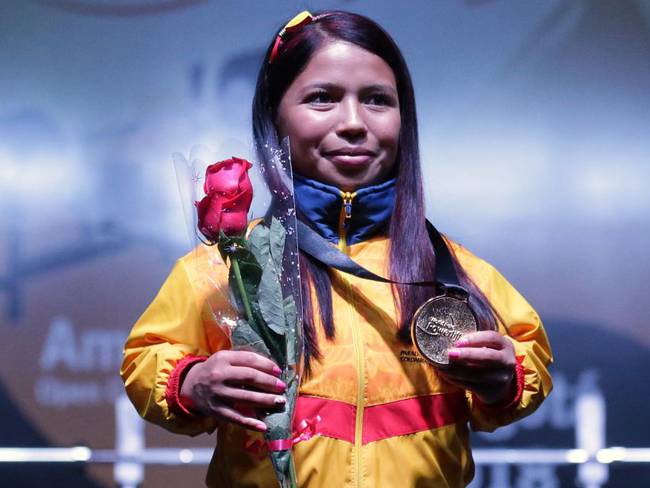 Aura Cristina Poblador, campeona de la Para Powerlifting en la categoría 41KG