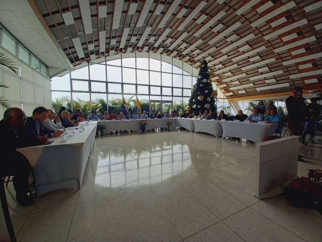 Mesa de conversación del Gobierno colombiano y el ELN