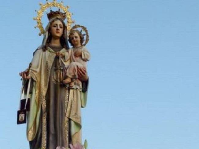 La Virgen del Carmen.