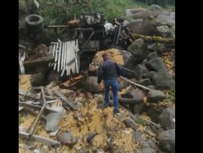 Accidente de tránsito en Inzá, Cauca 