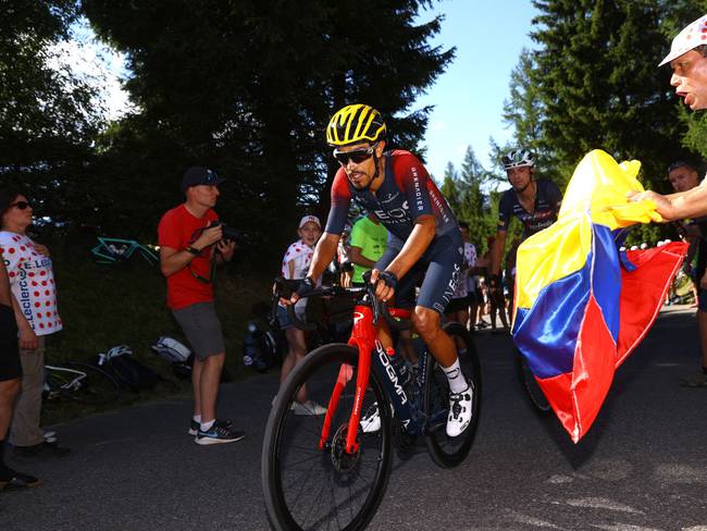 Daniel Felipe Martínez, ciclista del Ineos durante el Tour de Francia 2022 (Photo by Michael Steele/Getty Images)
