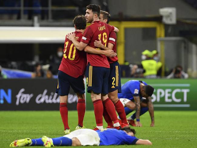 Italia 1 - 2 España en la semifinal de la Liga de las Naciones 2021