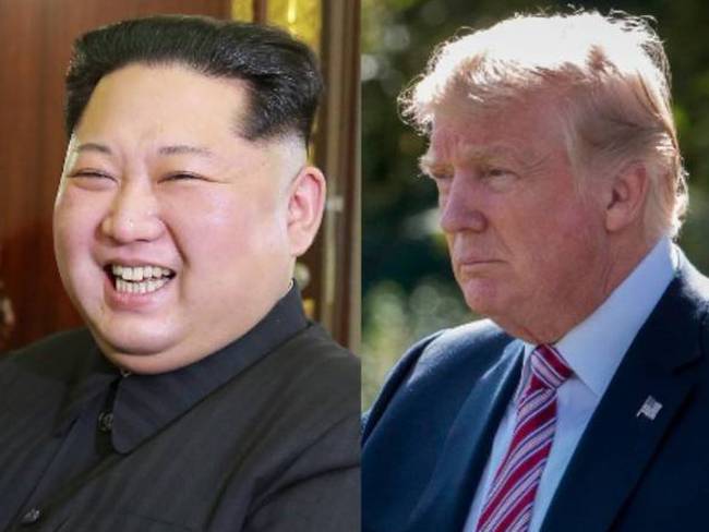 Trump  y Kim Jong-un.