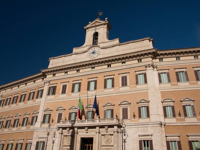 The Palazzo Montecitorio is the seat of the Italian Chamber of Deputies - Getty Images